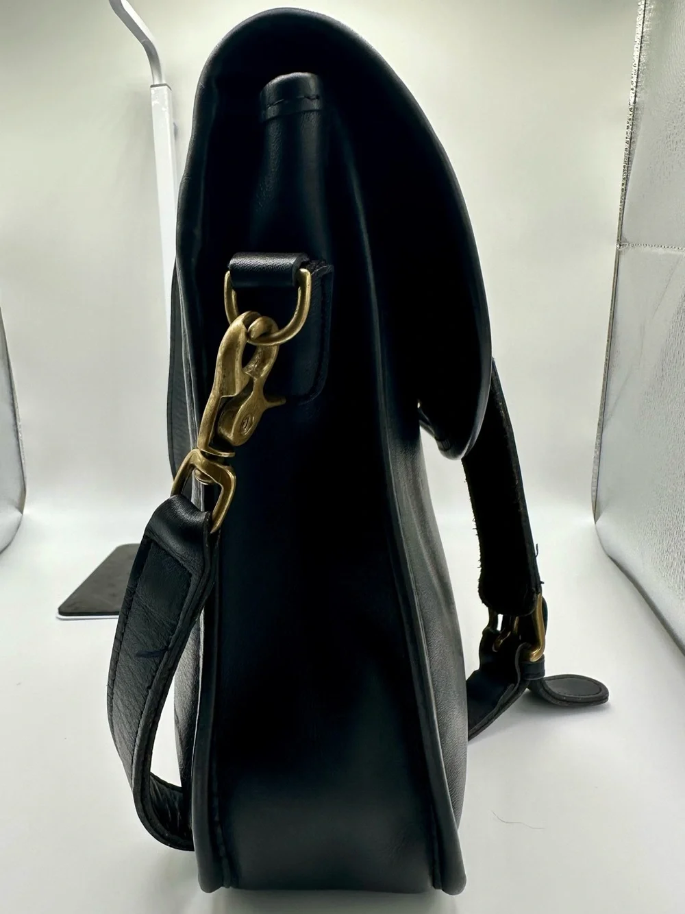 Coach Lexington Briefcase 5265 Black Leather Vintage 2002 Messenger Bag